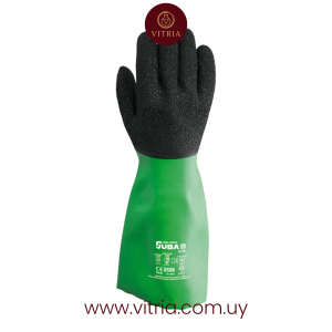 Guantes de PVC Juba - 5735/9 CORAL GREEN