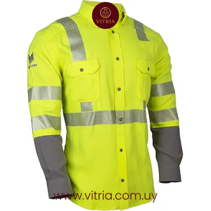 DRIFIRE FR Hi-Vis Camisa de Trabajo Ultraligera | Manga Larga