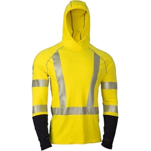 SUDADERA CON CAPUCHA DE ALTA VISIBILIDAD