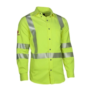 DRIFIRE FR Hi-Vis Camisa de Trabajo Clase 3 | Resistente y Cómoda
