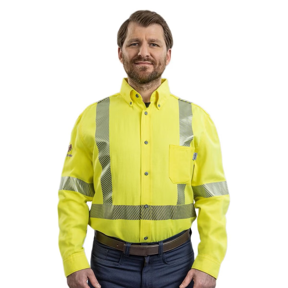 DRIFIRE FR Hi-Vis Camisa de Trabajo Clase 3 | Resistente y Cómoda - Imagen 2