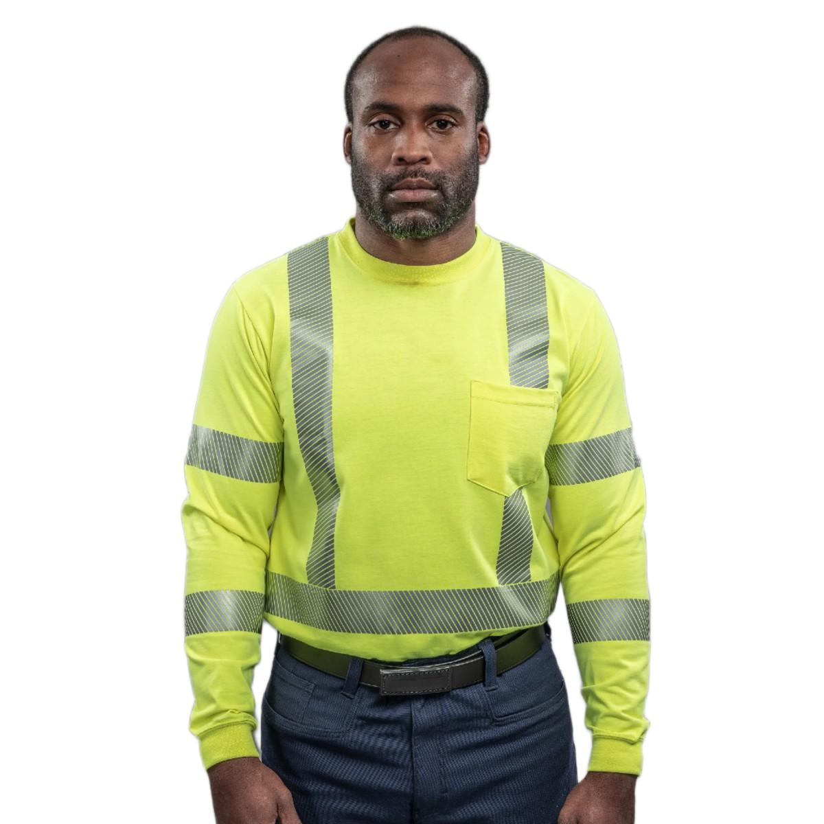 DRIFIRE StrongKnit FR Hi-Vis Manga Larga | Ultraligera y Resistente al Fuego - Imagen 3