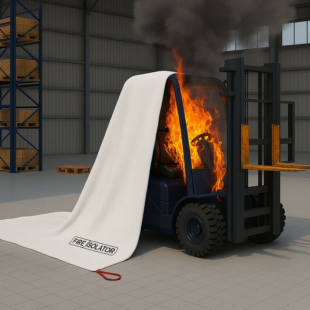 Manta ignífuga para elevadores FI-BL0808 - Imagen 2