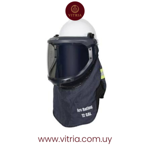 Casco con cubierta frontal elevadora contra arco eléctrico Enespro® de 12 cal