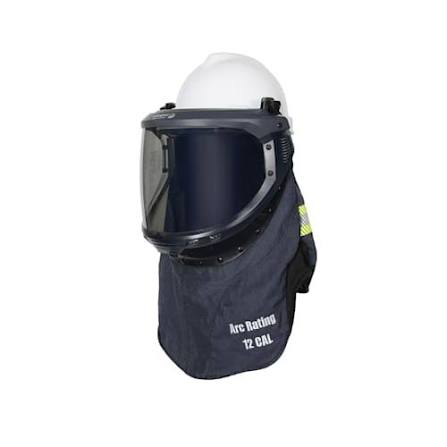 Casco con cubierta frontal elevadora contra arco eléctrico Enespro® de 12 cal
