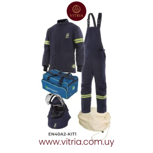 KIT DE PROTECCIÓN CONTRA ARCO ELECTRICO DE 40cal/cm² CATEGORIA 4