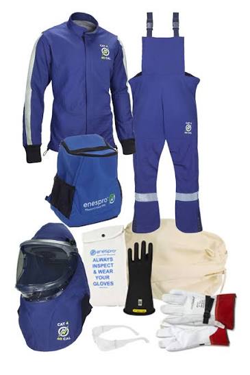 KIT DE PROTECCIÓN CONTRA ARCO ELECTRICO DE 40cal/cm² CATEGORIA 5